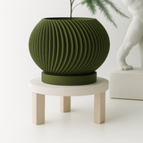 Spirala – Moderner Pflanzentopf mit Spiralstruktur