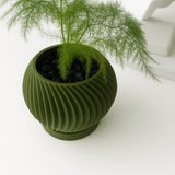 Spirala – Moderner Pflanzentopf mit Spiralstruktur