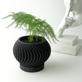 Spirala – Moderner Pflanzentopf mit Spiralstruktur