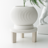 Spirala – Moderner Pflanzentopf mit Spiralstruktur