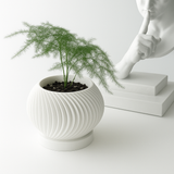 Spirala – Moderner Pflanzentopf mit Spiralstruktur