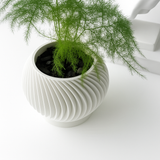 Spirala – Moderner Pflanzentopf mit Spiralstruktur